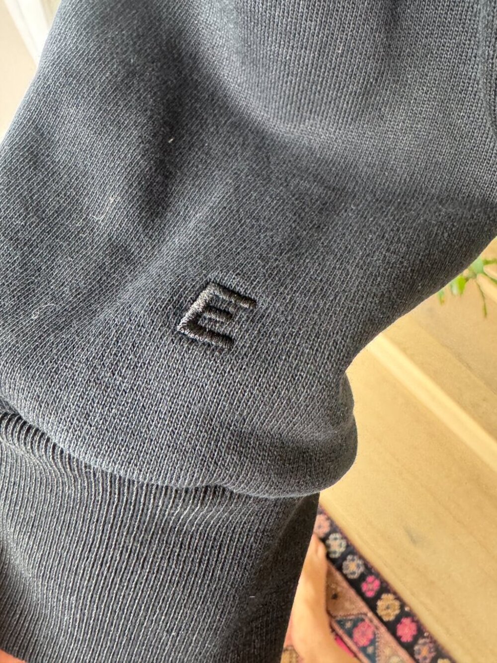 Everlane The Track Half Zip Pullover Black M Med - Picture 10 of 14